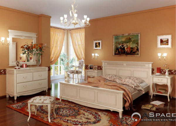 Phòng ngủ chính thường dành cho chủ nhà luôn ưu tiên về diện tích và vị trí.