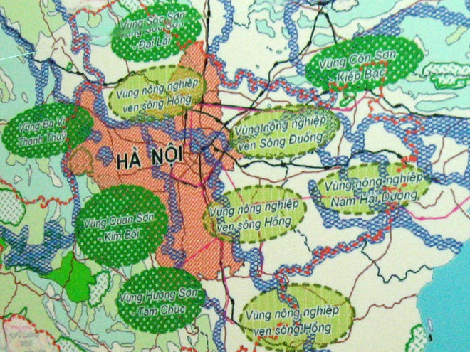 Hà Nội đã được phê duyệt kế hoạch sử dụng đất ngoại thành năm 2016