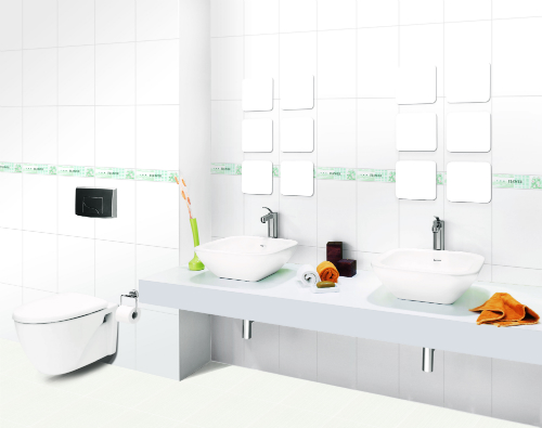 Gạch ốp lát kháng khuẩn Viglacera bảo vệ sức khỏe gia đình.